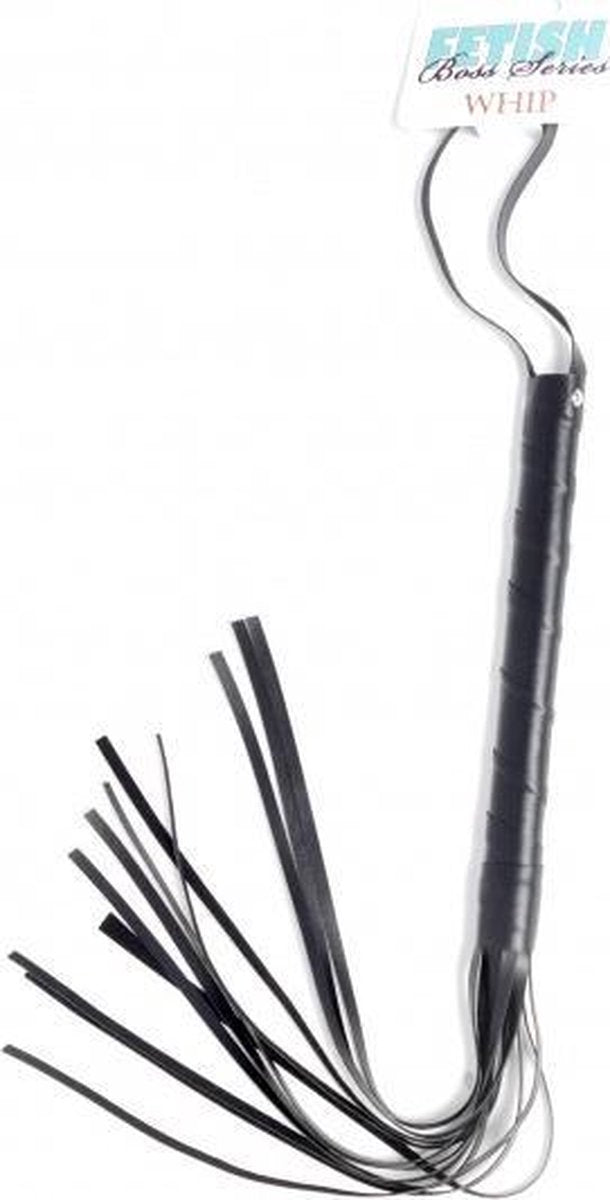 Bossoftoys - BDSM Zweep - Bondage Zweep - FETISH BOSS SERIES - WHIP - 3300105 - Zwart