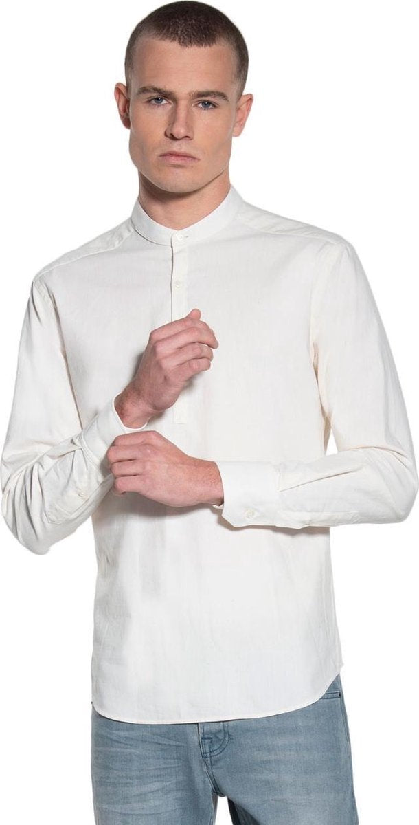 Victim Casual Overhemd Heren lange mouw