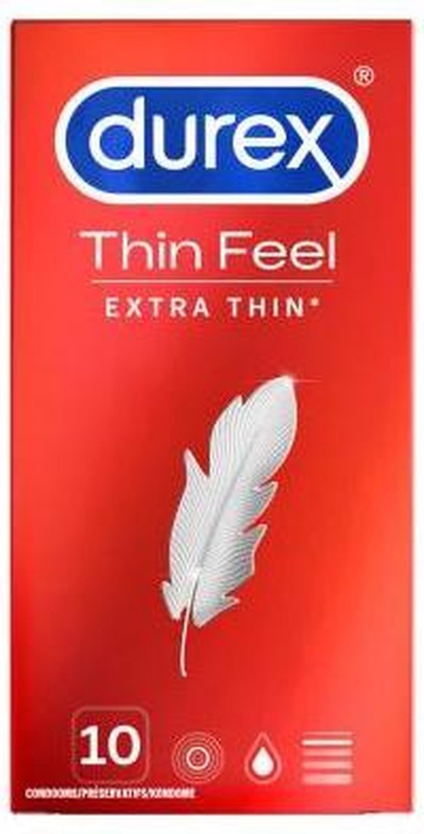 Bundle - Durex - Durex Thin Feel Extra Dun - 10 st. met glijmiddel