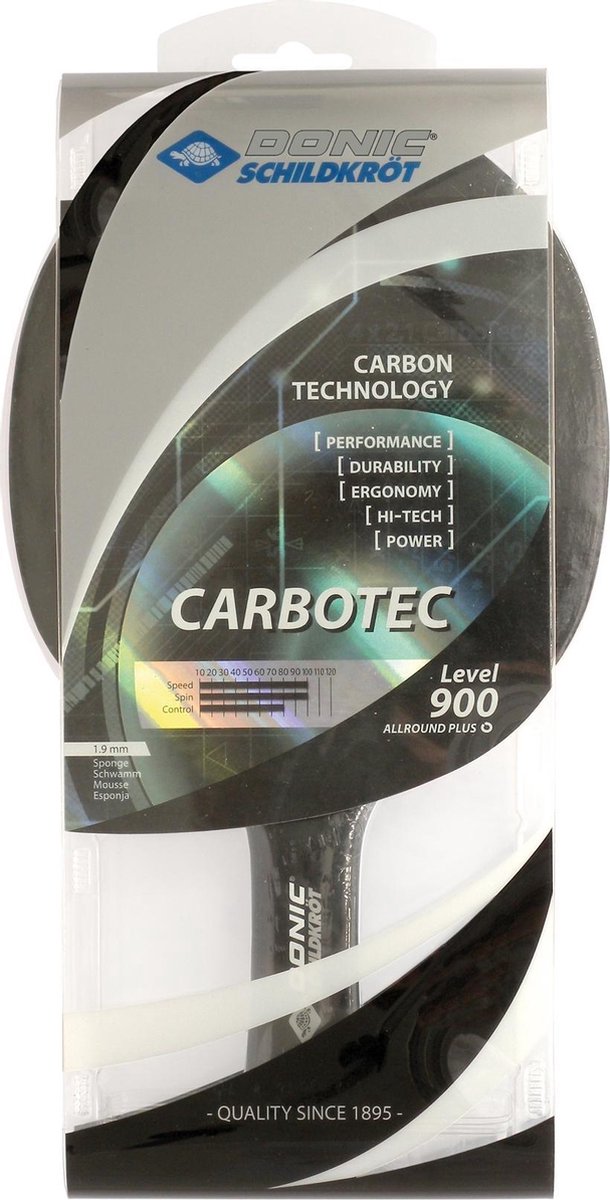 Donic Schildkröt Carbotec 900 - Attack  - Tafeltennis batjes