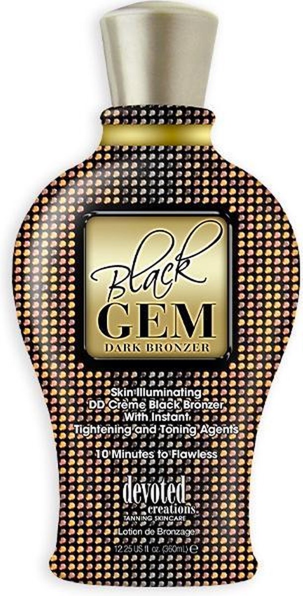 Devoted Creations - Black Gem zonnebankcrème - 360ml