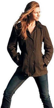 Dames waxjas Avalon; Brown; small
