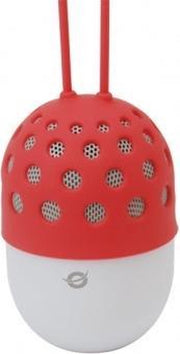 CONCEPTRONIC Bluetooth Speaker Mini LED wasserd. rood