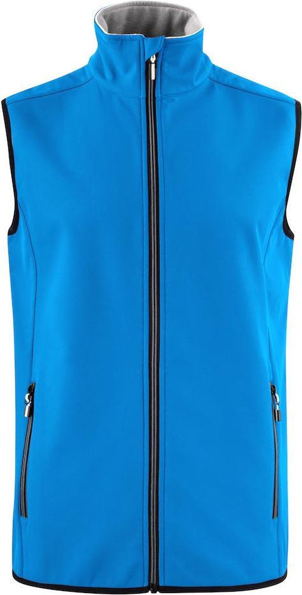 Printer Softshell Bodywarmer Vest Trial Man 2261059 Oceaanblauw - Maat 4XL