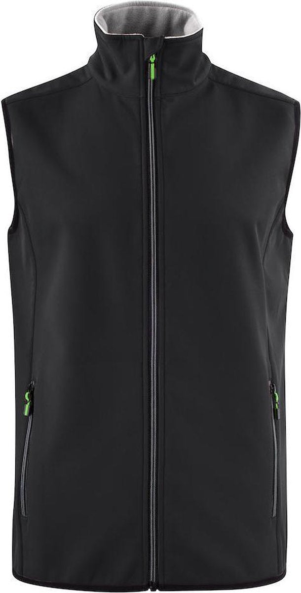 Printer Softshell Bodywarmer Vest Trial Man 2261059 Zwart - Maat 4XL