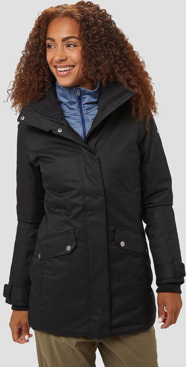 Columbia Pine Bridge Outdoor Jas Zwart Dames - Maat M