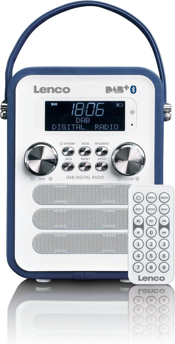 Lenco PDR-050BU - DAB+ Radio met Subwoofer