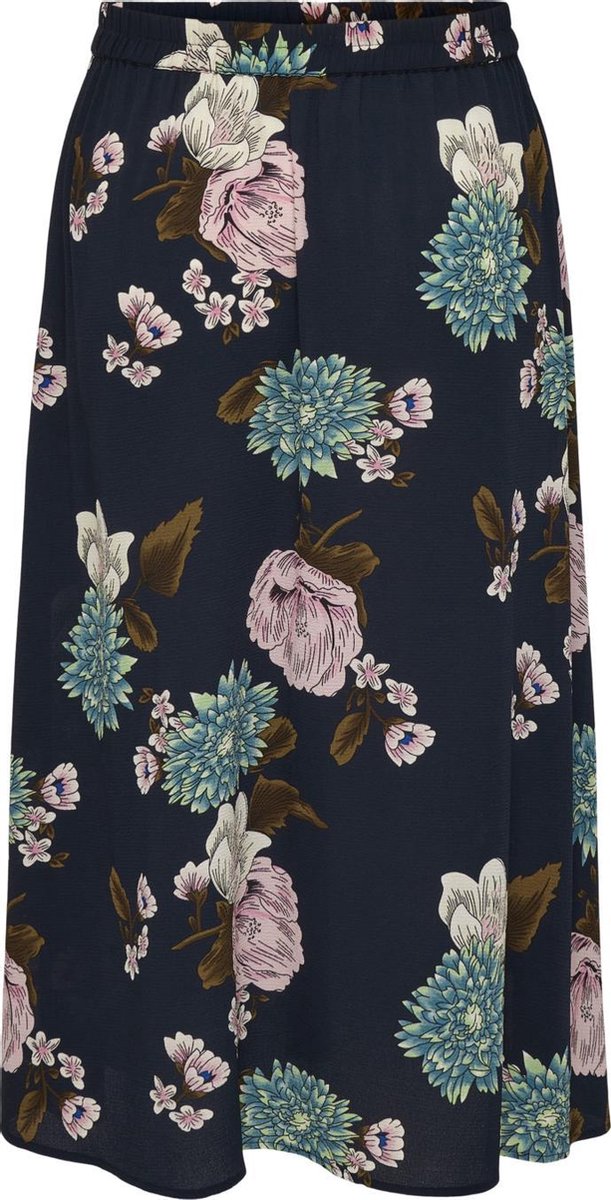 Carmakoma by ONLY CARLUXDAZZ LONG SKIRT - Night Sky Dark Blue