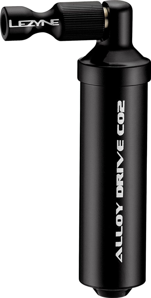 Lezyne Alloy Drive CO2 - Minipomp - Presta/Schrader Ventiel - Aluminium - Zwart