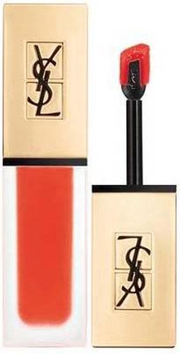 Yves Saint Laurent - Tatouage Couture Lip Matte Stain matowa pomadka w płynie 17 Unconventional Coral 6ml