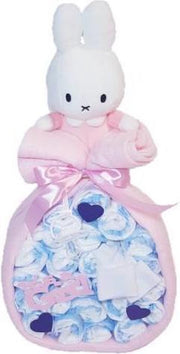 Luiertaart Nijntje Roze (stork) | Kraamcadeau | Kraampakket | Baby Cadeau