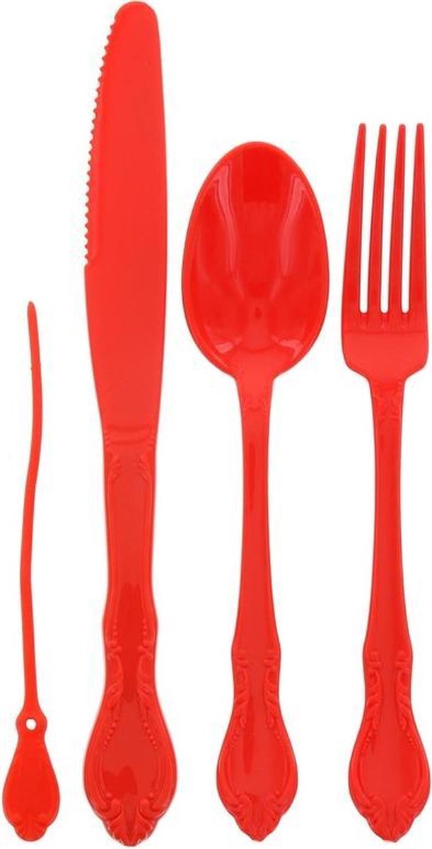 Aladdin Bestekset - Set van 3 Stuks - Tomato