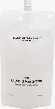 Marie-Stella-Maris Hand & Body Wash Refill - Objets d'Amsterdam - Handzeep - Douchegel - Hydraterend - Navulling - 600 ml