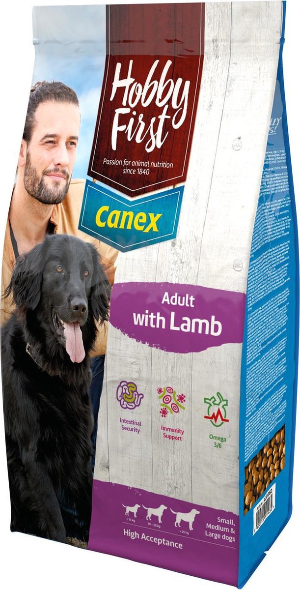 Hobbyfirst canex adult met lam hondenvoer 12 kg