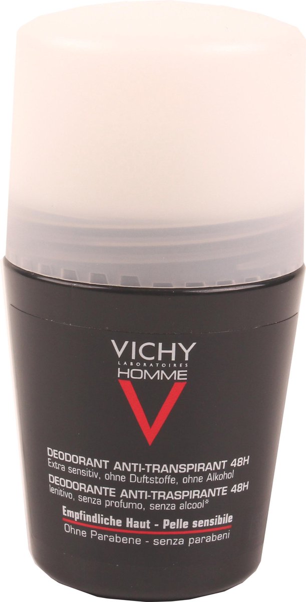 Vichy Body Antiperspirant 48H Roll On White Cap - 50 ml - Deodorant