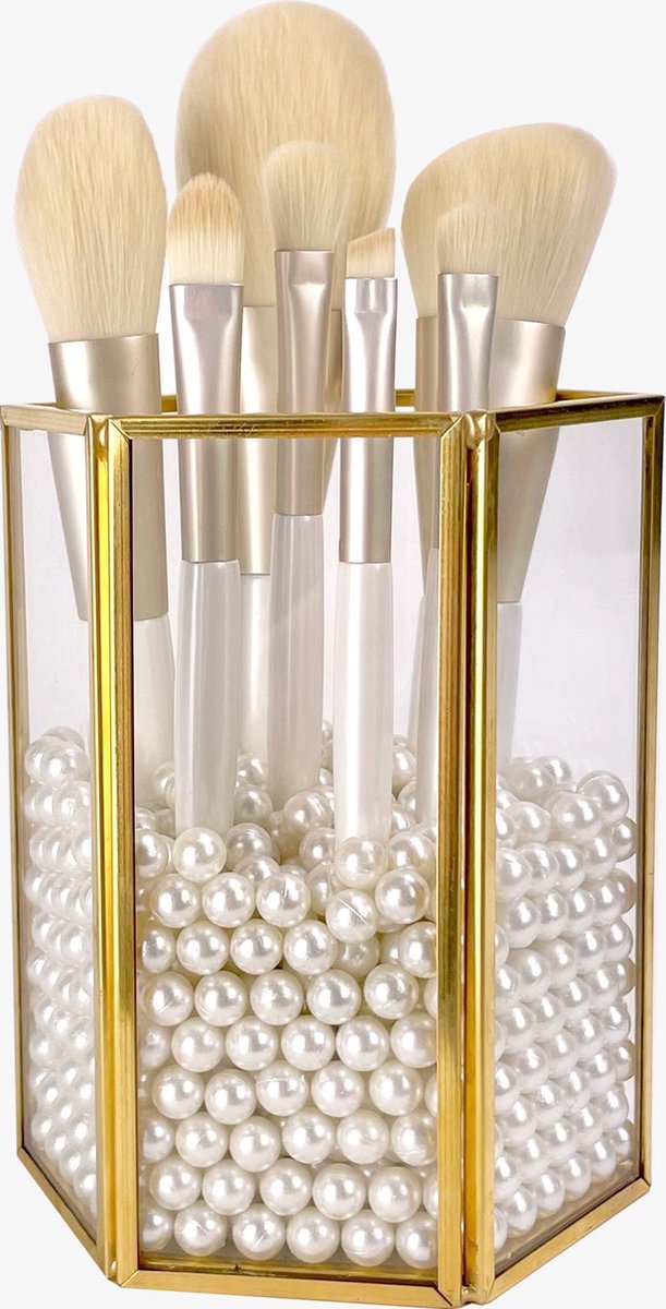 Make-up kwastenhouder Ella | Make-up organizer | Kwastenhouder | Cosmetica opbergdoos | Kwasten houder | Kwasten opbergen | Houder voor make-up kwasten | Kwasten organizer  | Brushes holder | Beautybox | Cosmetica organizer | Pennenbakje | Houder