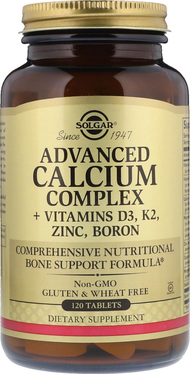 Solgar Vitamins - Ultimate Bone Support - Advanced Calcium Complex
