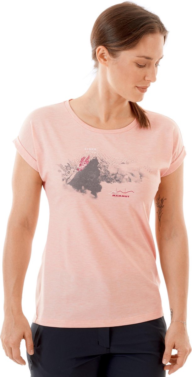 Mammut Mountain t shirt W 1017 00960 3534 candy melagne prt1 S