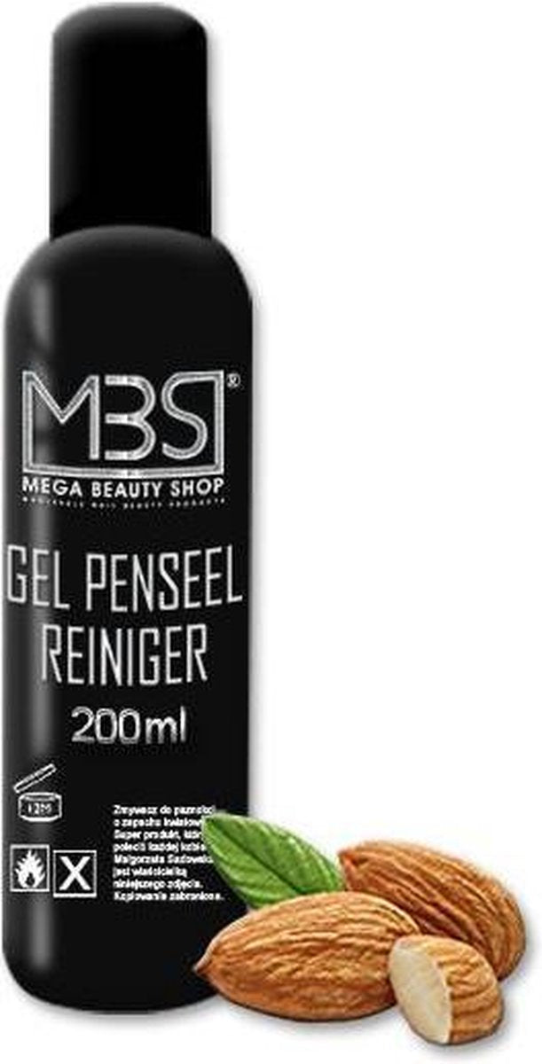 Mega Beauty Shop® Gel penseelreiniger (200 ml) met amandelgeur