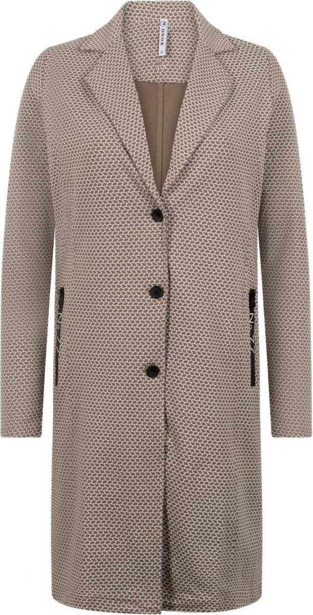 Zoso Sporty Long Blazer 212 Madeline Driftwood - S