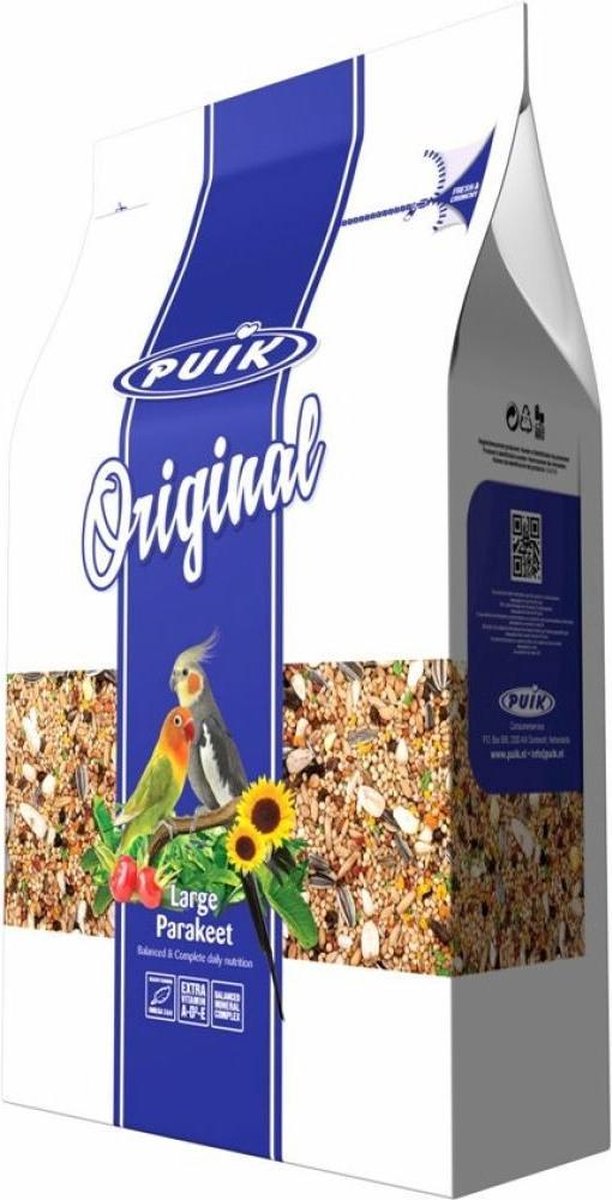 4x Puik Original Grote Parkiet 4 kg