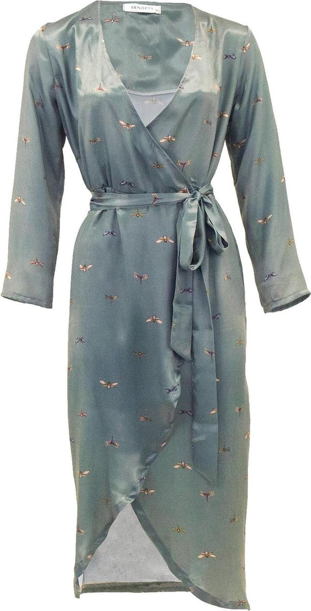 SRNDPTY Jurk Laurie Dragonfly groen