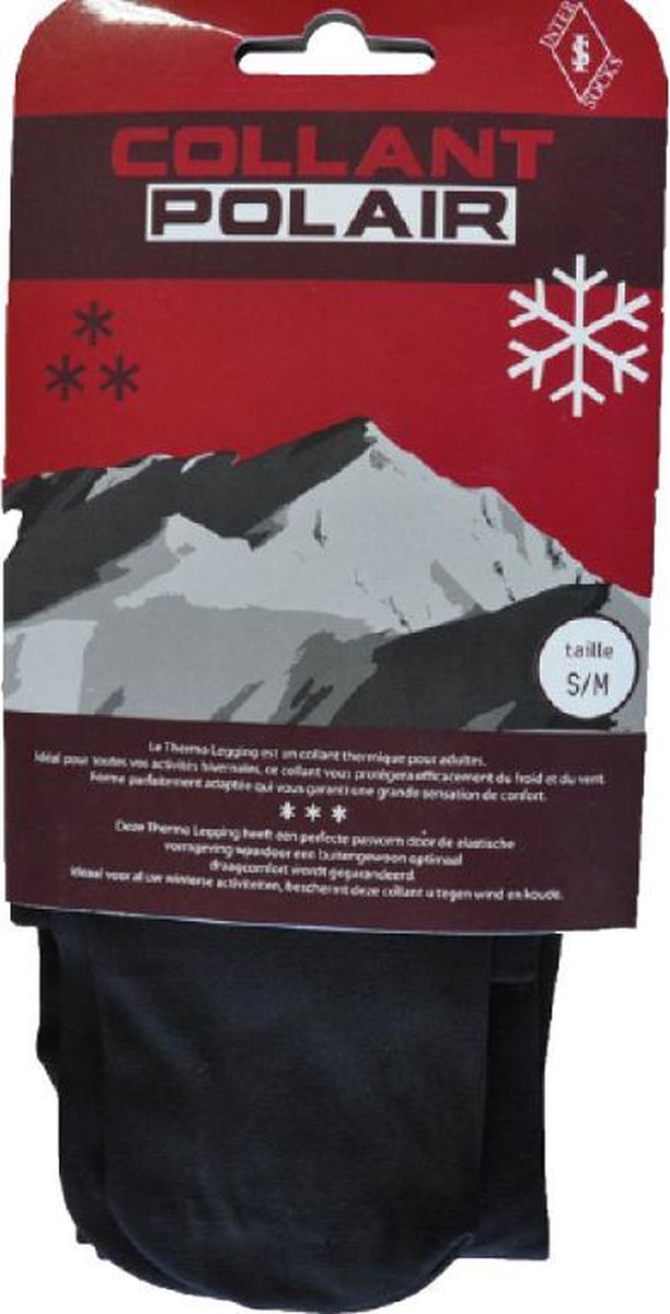 Thermo maillot dames Zwart - Maat S/M - 2 PAAR - SKI