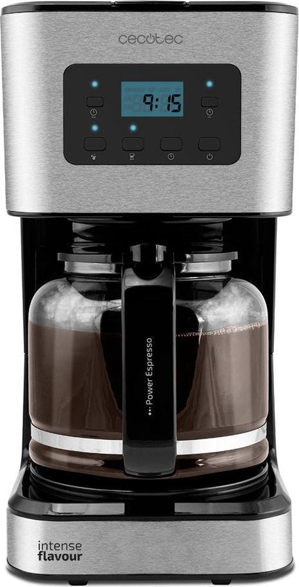 Cecotec Koffiezetapparaat filterkoffie - Programmeerbaar - Warmhoudfunctie - Koffiemachine met LCD display - 1