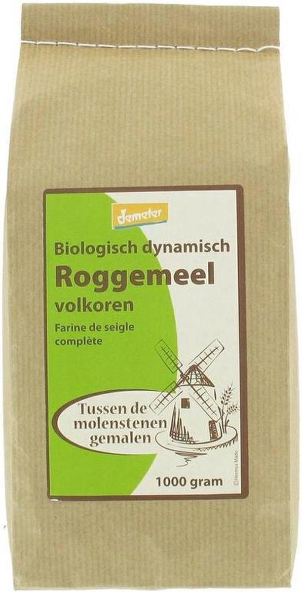 Roggemeel Volkoren Hermus - Zak 1000 gram - Biologisch