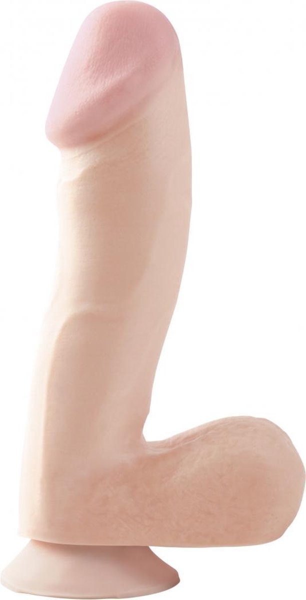 6.5" Dong With Suction Cup - Flesh - Realistic Dildos -