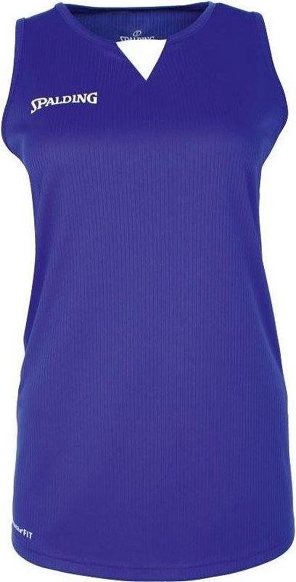 Spalding 4Her III Basketbalshirt Dames - Royal / Wit | Maat: L