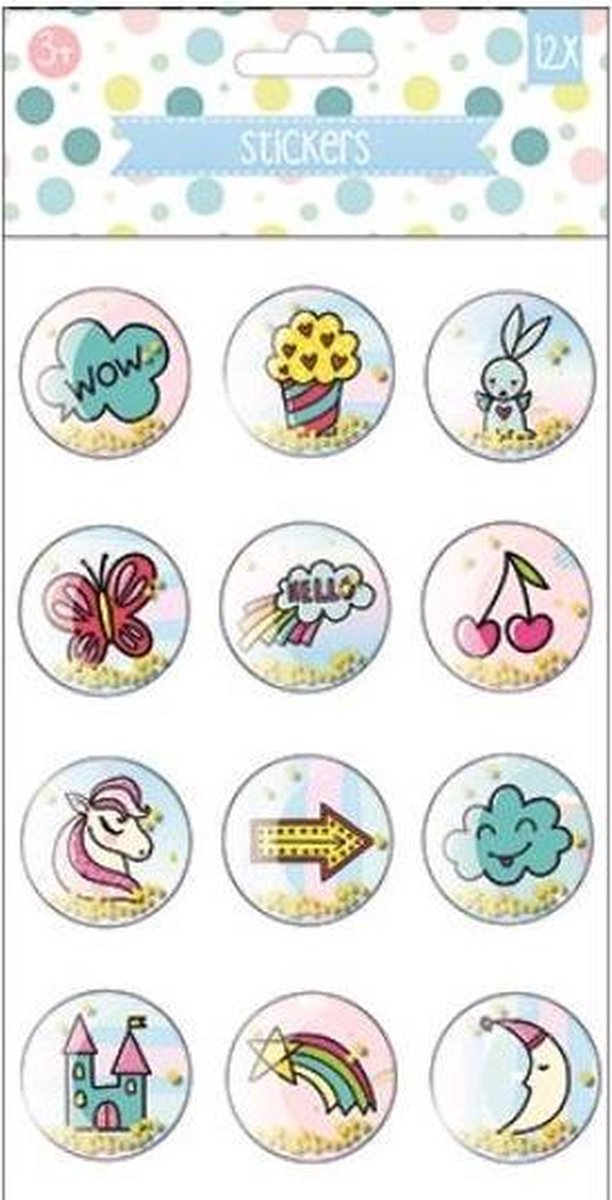 W&o Stickervel 3d Fantasie Junior 27