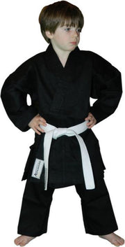 Karatepak Voor Beginners Arawaza Zwart Maat 180