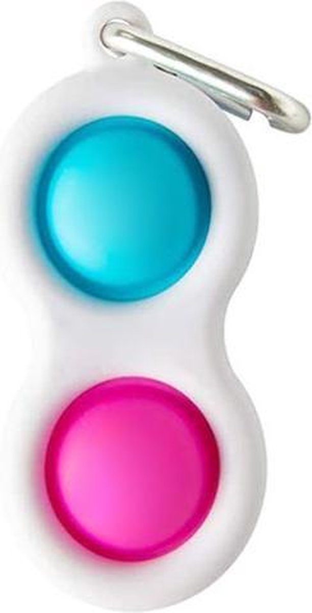 simple dimple - TikTok fidget toy - roze/blauw