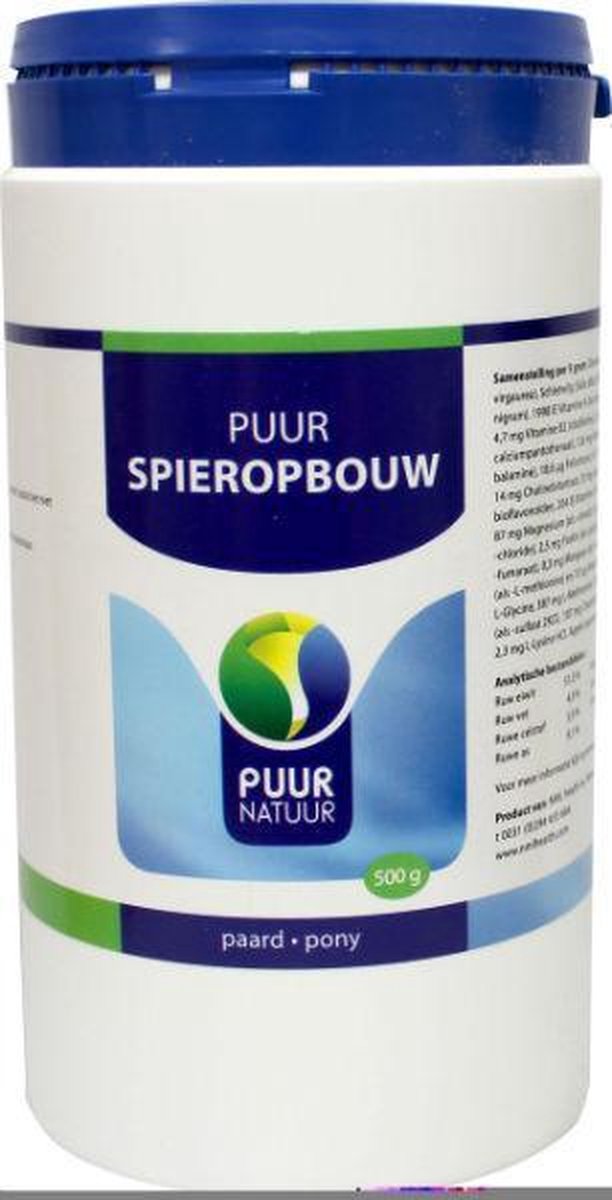 Puur Natuur Spieropbouw Voor Paard En Pony - 500 GR