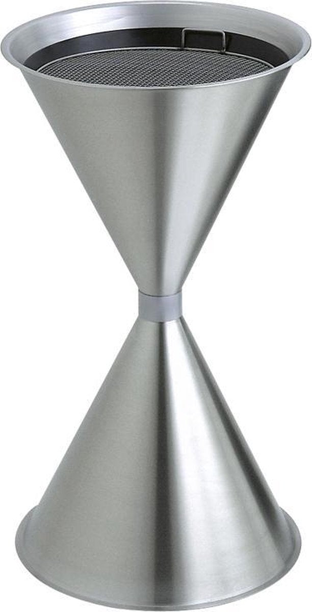 Diabolo sand ashtrays in 6 colors made of metal + sieve