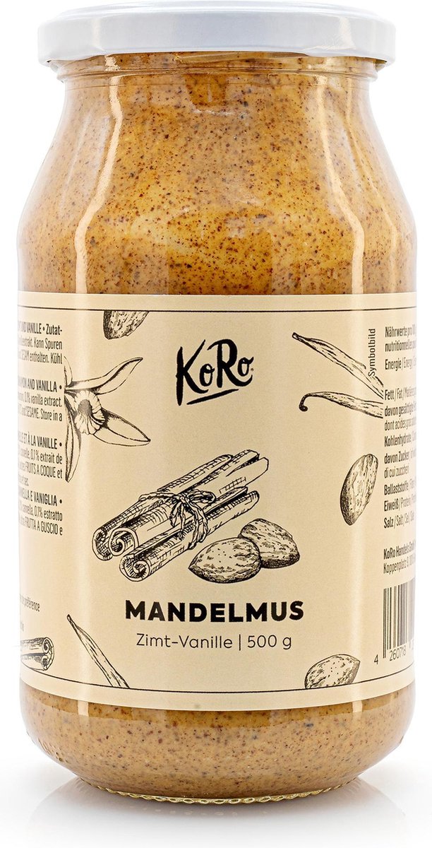 KoRo | Amandelpasta kaneel-vanille 500g