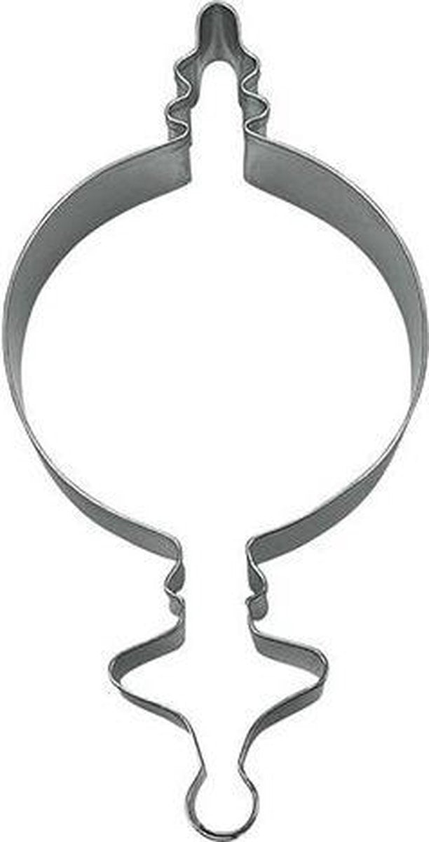 Uitsteker RVS - kerstbal / piek - 13cm x 6.5cm - St�dter