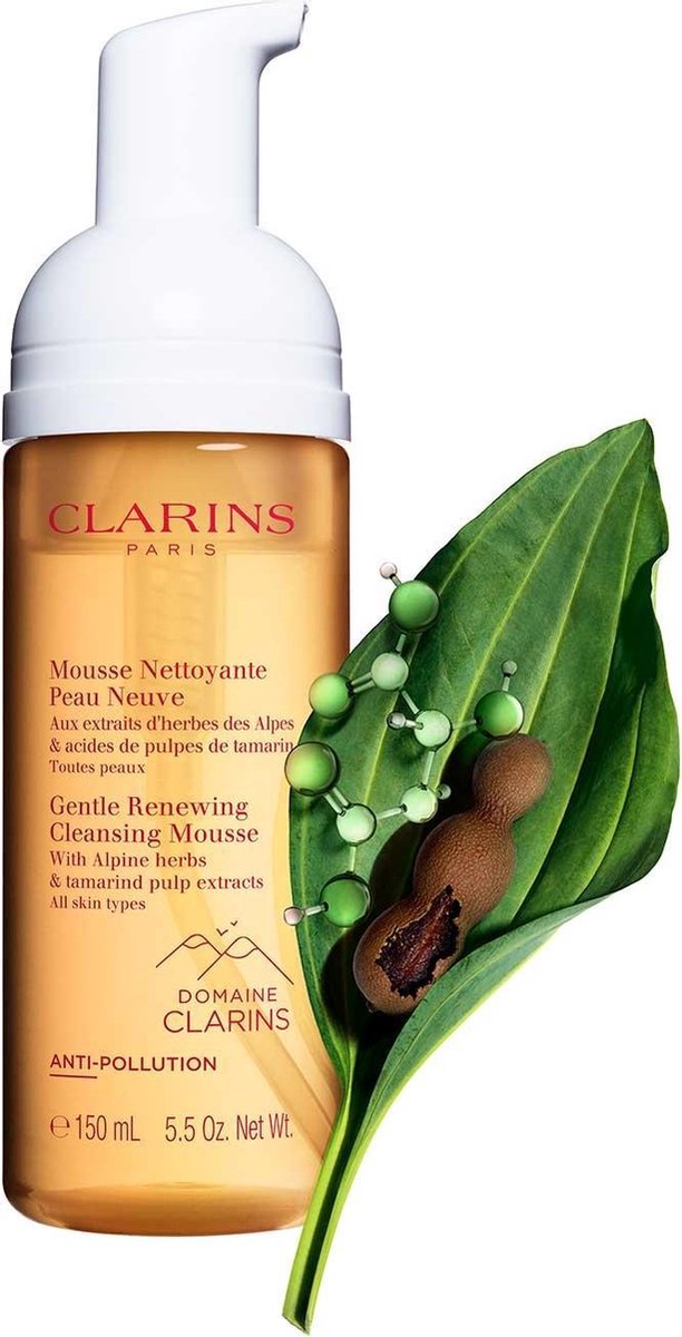 Clarins Gentle Renewing Cleansing Mousse gezichtsreiniging en reinigingsschuim 150 ml Vrouwen