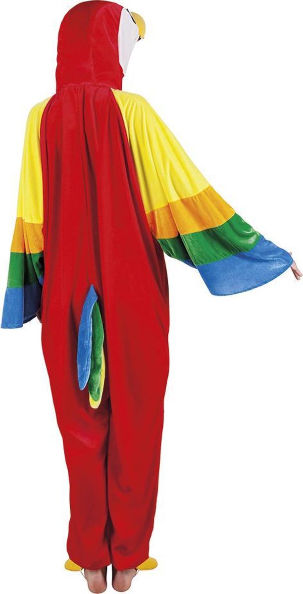 Tienerkostuum Papegaai pluche (max. 1.65 m) - Carnavalskleding