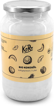 KoRo | Biologische kokosolie 1 LITER