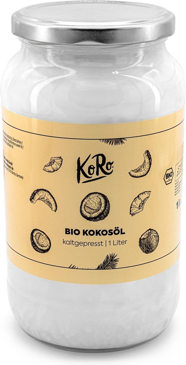 KoRo | Biologische kokosolie 1 LITER