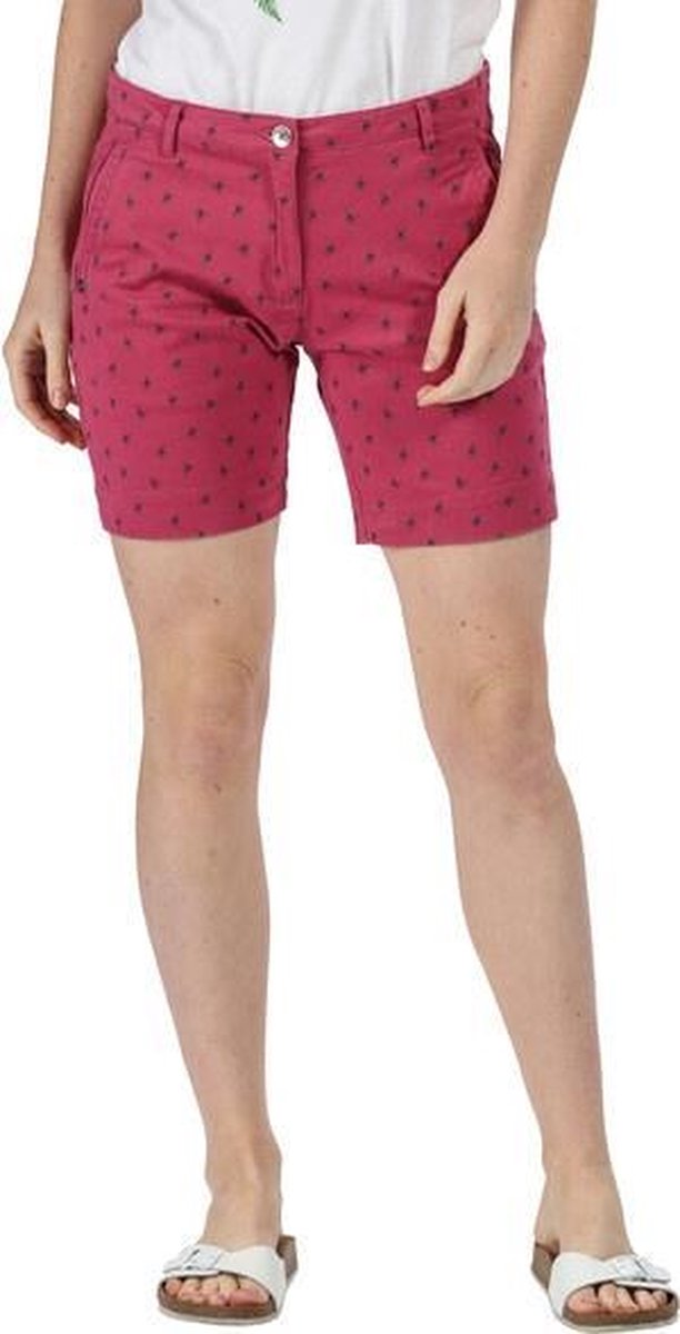 Regatta - Women's Solita II Chino Shorts - Outdoorbroek - Vrouwen - Maat 46 - Purper