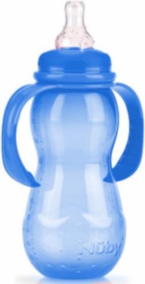 Nuby Trainingsfles Antikoliek 320 Ml Junior 23 Cm Blauw