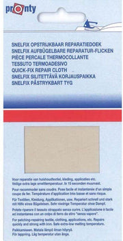 Reparatiedoek opstrijkbaar beige 11 x 25 cm