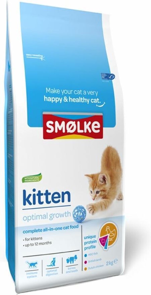 Smolke Kitten Compleet - Kattenvoer - 4 kg
