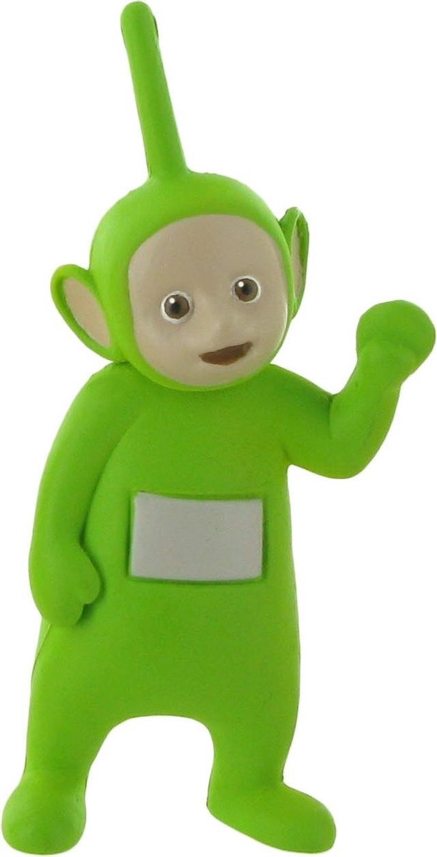 Teletubbies Dipsy taart topper decoratie 8 cm.