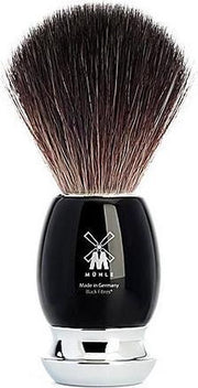 Muhle scheerkwast synthetisch haar VIVO zwart/chroom