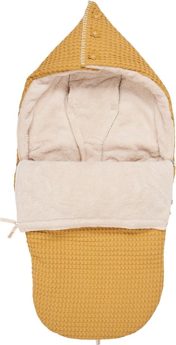 Koeka Buggy Voetenzak Wafel Teddy Oslo - Ochre / Pebble