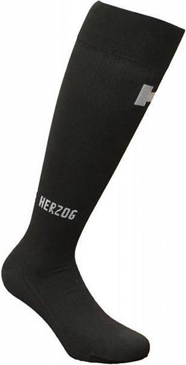 Herzog Pro Compressie Tubes Size V - Zwart / Zilver - maat L